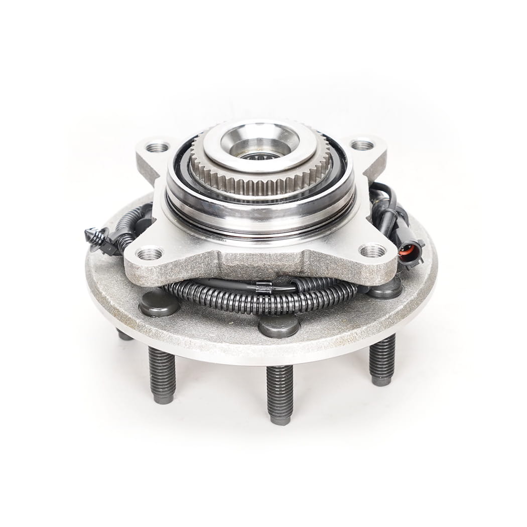 Hanhub 515047 Hub Roda Depan dan Rakitan Bantalan Kompatibel dengan F-150 Mengganti SP450208 BR930454 4L3Z1104BB FW747 7-Lug
