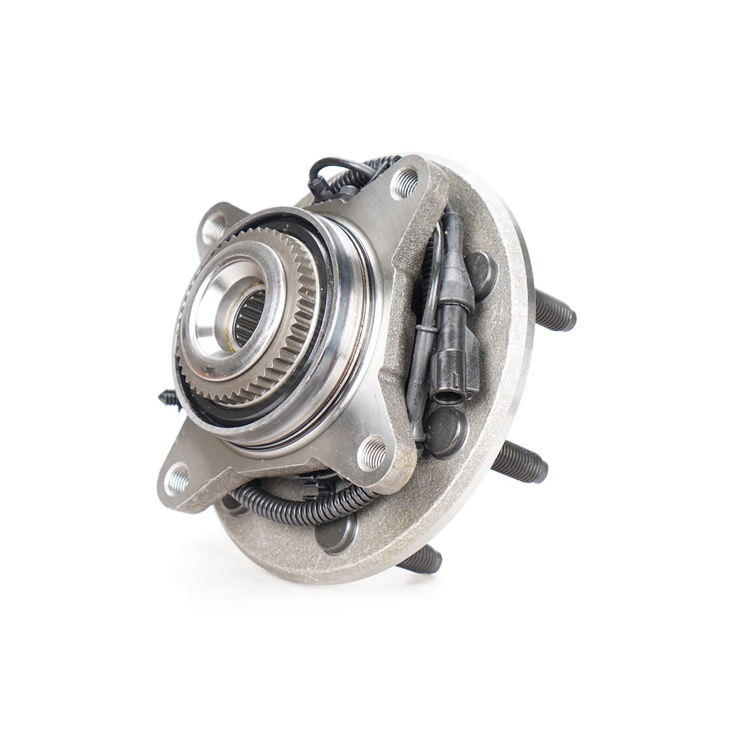 Hanhub 515047 Hub Roda Depan dan Rakitan Bantalan Kompatibel dengan F-150 Mengganti SP450208 BR930454 4L3Z1104BB FW747 7-Lug