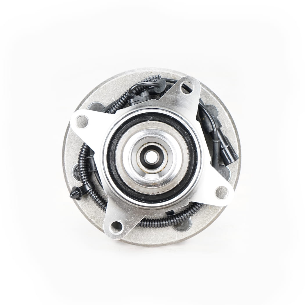 Hanhub 515047 Hub Roda Depan dan Rakitan Bantalan Kompatibel dengan F-150 Mengganti SP450208 BR930454 4L3Z1104BB FW747 7-Lug