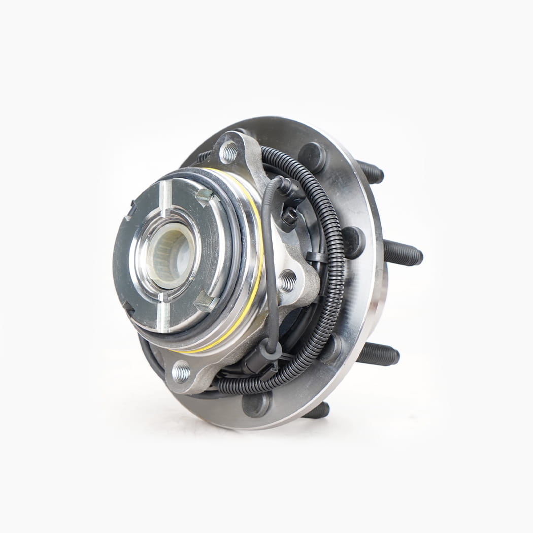 Hanhub 515075 Hub Roda Depan dan Rakitan Bantalan Kompatibel dengan F-250 Super Duty F-350 Super Duty menggantikan SP580204 BR930426 F81A2B663BE F81Z1104BE FW775 8-LUG
