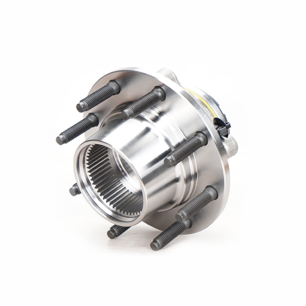 Hanhub 515075 Hub Roda Depan dan Rakitan Bantalan Kompatibel dengan F-250 Super Duty F-350 Super Duty menggantikan SP580204 BR930426 F81A2B663BE F81Z1104BE FW775 8-LUG