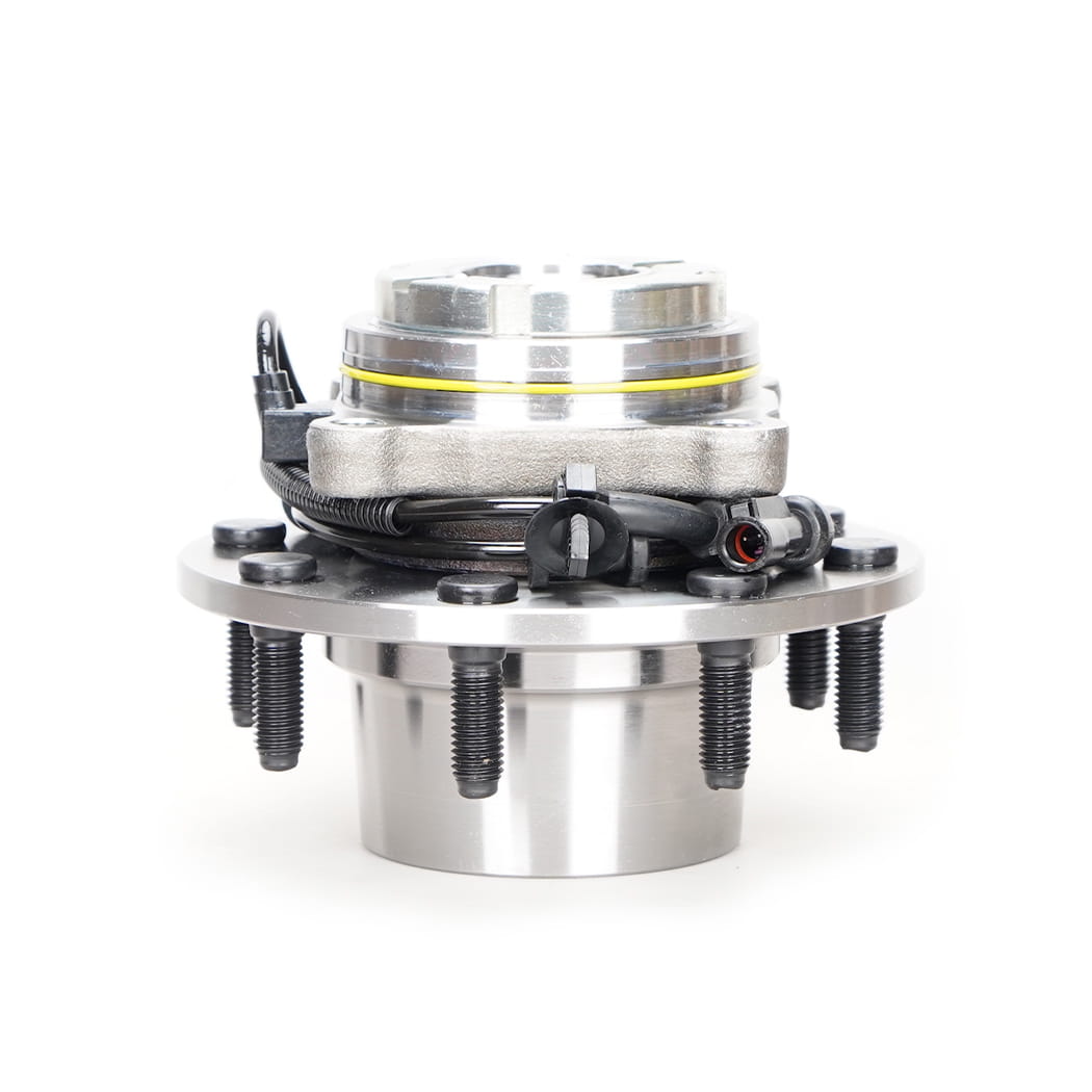 Hanhub 515077 Hub Roda Depan dan Rakitan Bantalan Kompatibel dengan F-250 Super Duty F-350 Super Duty F-450 Super Duty F-550 Super Duty Mengganti HA590425 BR930425 F81A2B663CE FW777 8-lug