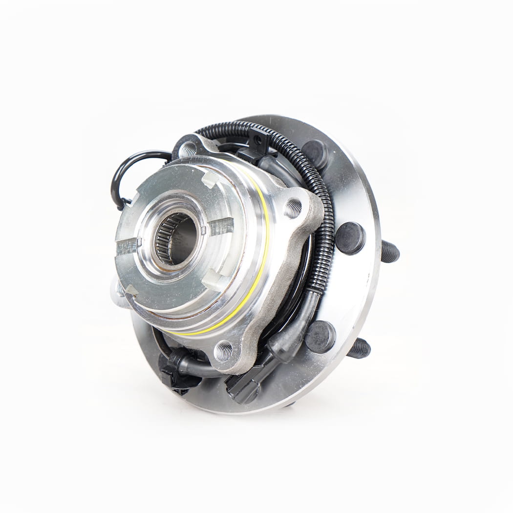 Hanhub 515077 Hub Roda Depan dan Rakitan Bantalan Kompatibel dengan F-250 Super Duty F-350 Super Duty F-450 Super Duty F-550 Super Duty Mengganti HA590425 BR930425 F81A2B663CE FW777 8-lug