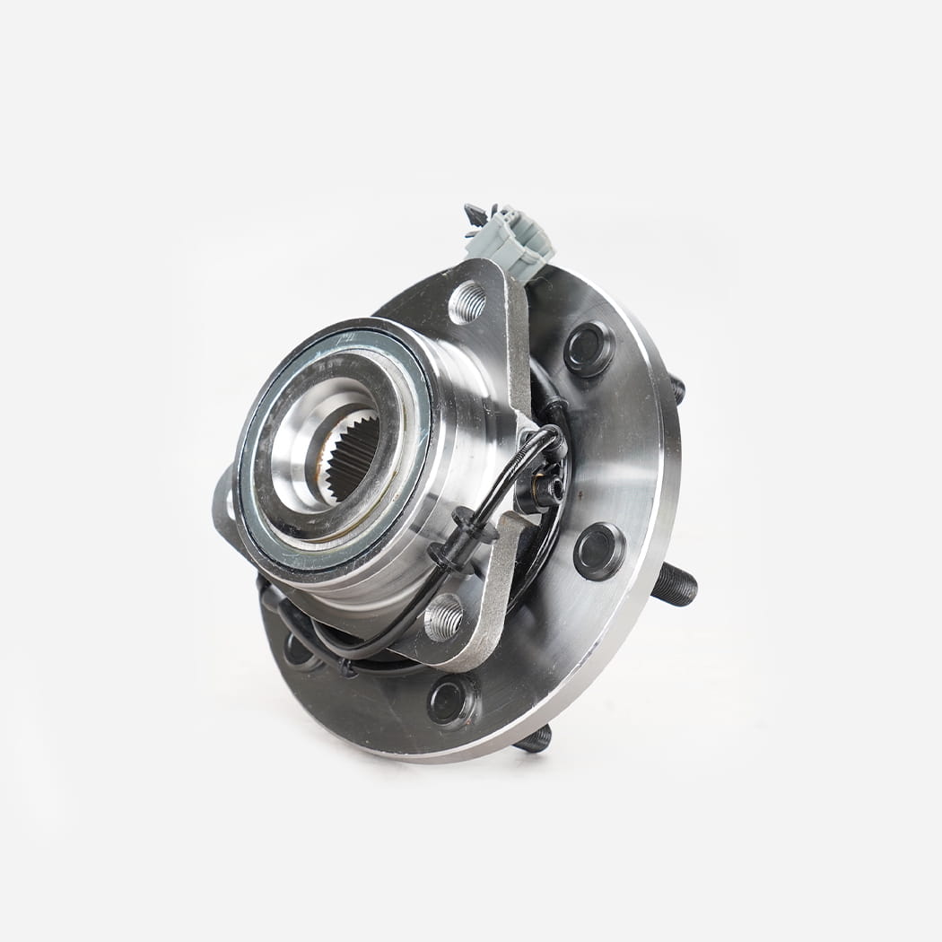 Hanhub 515125 Hub Roda Depan dan Rakitan Bantalan Kompatibel dengan QX56 Armada Titan menggantikan BR930829 SP500703 40202-ZR00B 40202-ZR40A 40202-ZR40B 6-Lug