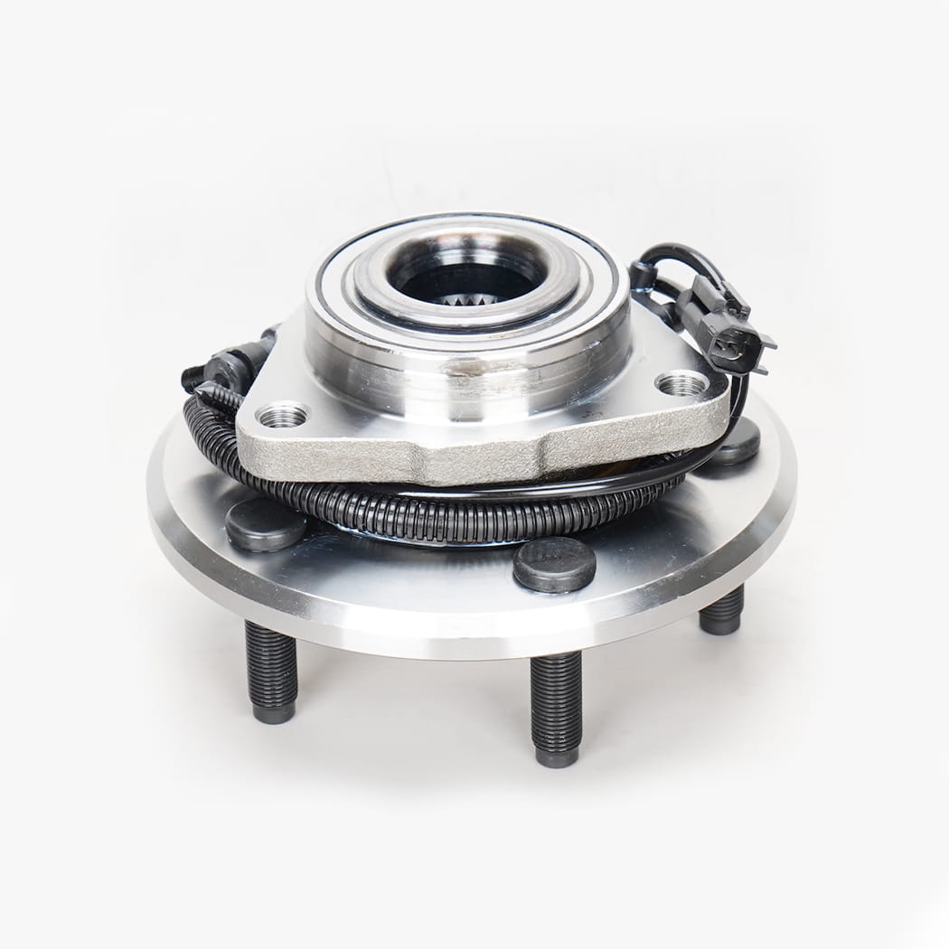 Hanhub 515126 Hub Roda Depan dan Rakitan Bantalan Kompatibel dengan RAM 1500 Pickup Mengganti HA590354 BR930808 52070323AI 52070323AJ 68024245AA 5-lug