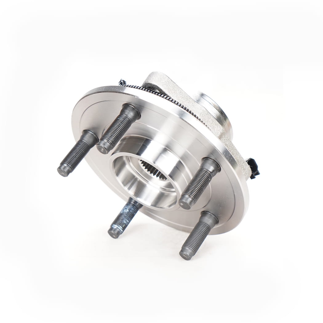 Hanhub 515126 Hub Roda Depan dan Rakitan Bantalan Kompatibel dengan RAM 1500 Pickup Mengganti HA590354 BR930808 52070323AI 52070323AJ 68024245AA 5-lug