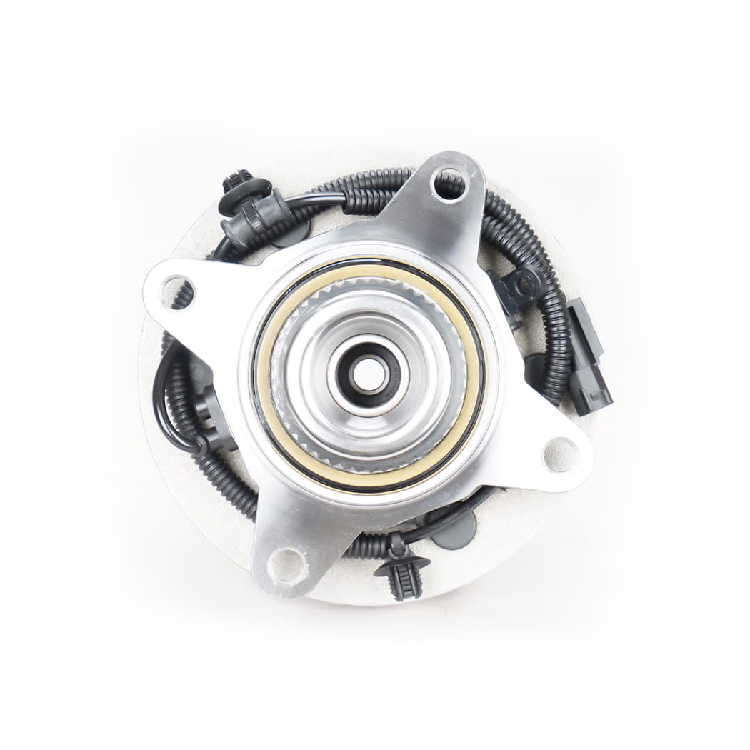 Hanhub 515169 Hub Roda Depan dan Rakitan Bantalan Kompatibel dengan F-150 Mengganti BR931007 FL3Z1104C FL3Z1104H FL3Z1104A FL3Z1104E FL3Z1104F 6-Lug