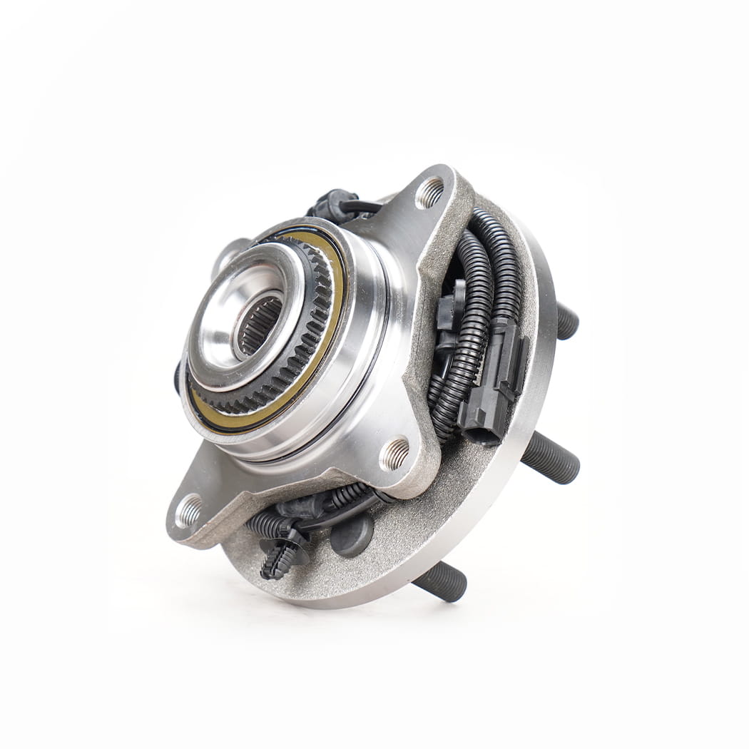 Hanhub 515169 Hub Roda Depan dan Rakitan Bantalan Kompatibel dengan F-150 Mengganti BR931007 FL3Z1104C FL3Z1104H FL3Z1104A FL3Z1104E FL3Z1104F 6-Lug