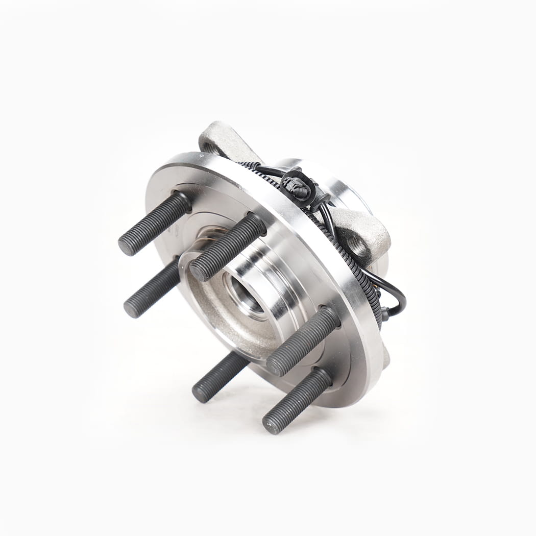 Hanhub 515169 Hub Roda Depan dan Rakitan Bantalan Kompatibel dengan F-150 Mengganti BR931007 FL3Z1104C FL3Z1104H FL3Z1104A FL3Z1104E FL3Z1104F 6-Lug